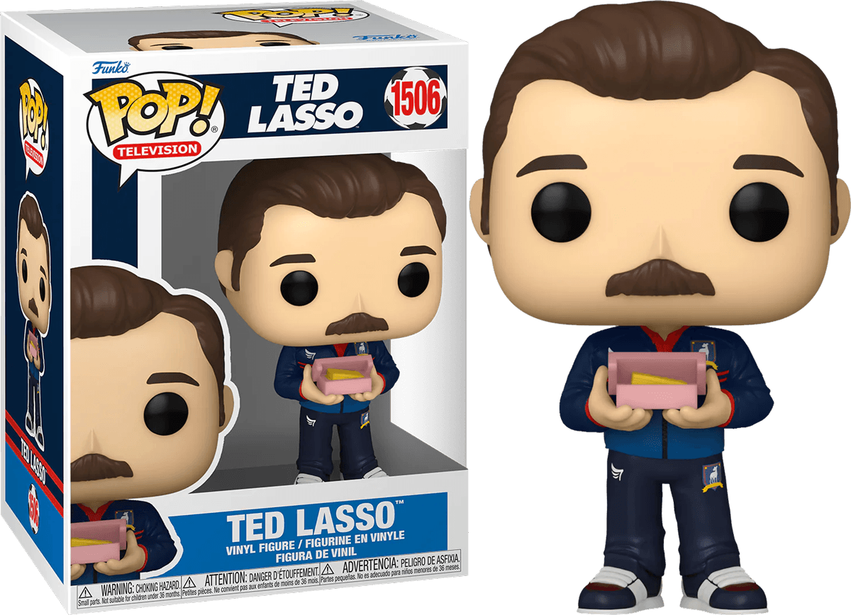 FUN70722 Ted Lasso - Ted Lasso (with biscuits) Pop! Vinyl - Funko - Titan Pop Culture