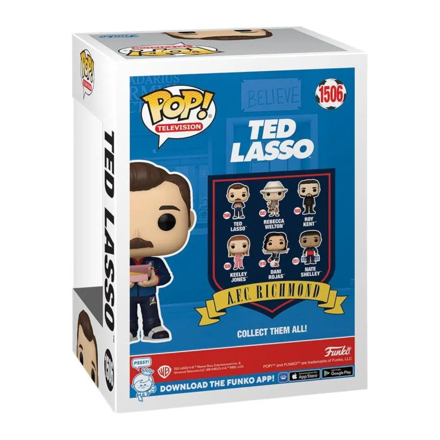 FUN70722 Ted Lasso - Ted Lasso (with biscuits) Pop! Vinyl - Funko - Titan Pop Culture