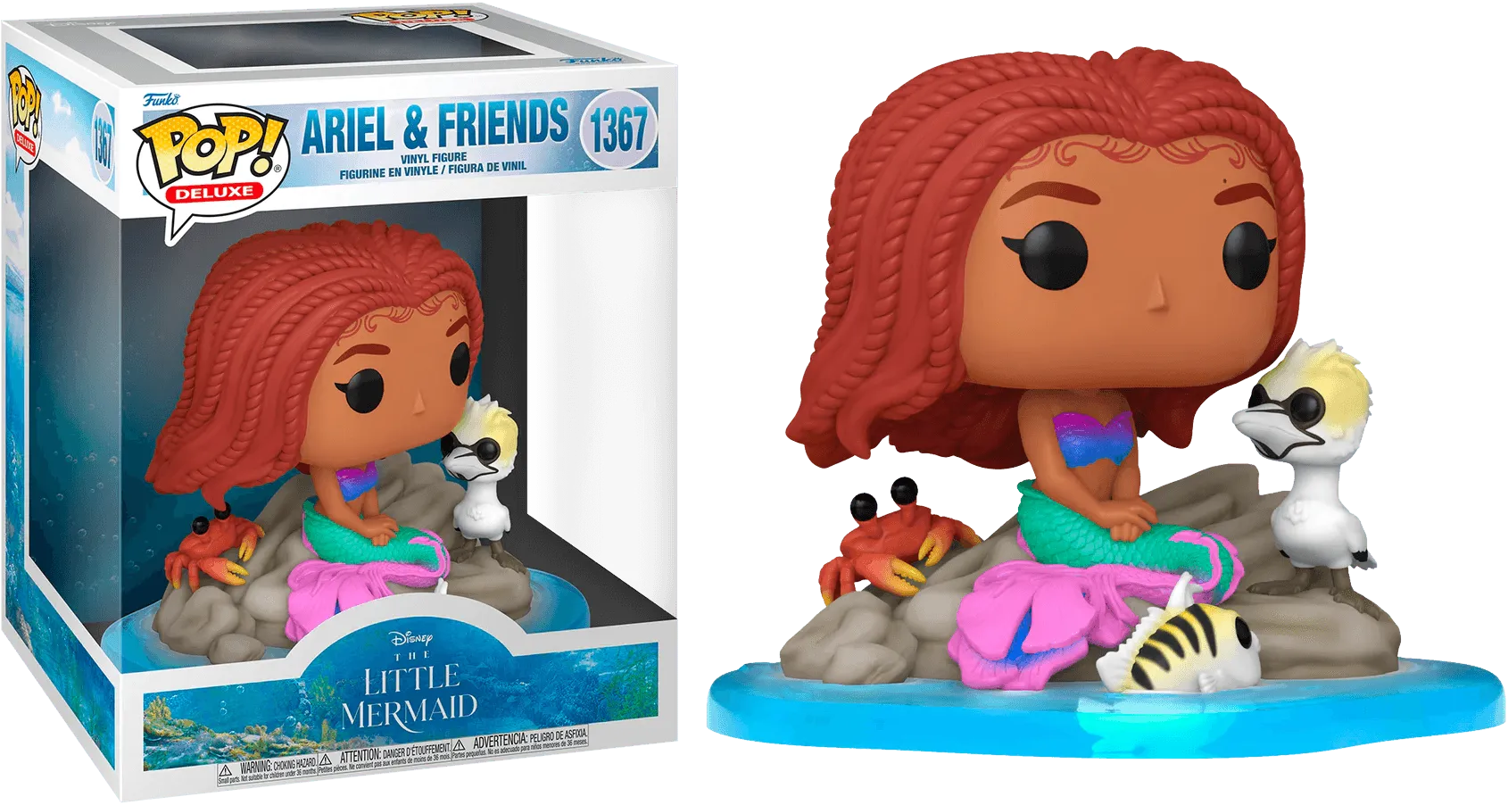 FUN70731 Little Mermaid (2023) - Ariel and Friends Pop! Deluxe - Funko - Titan Pop Culture