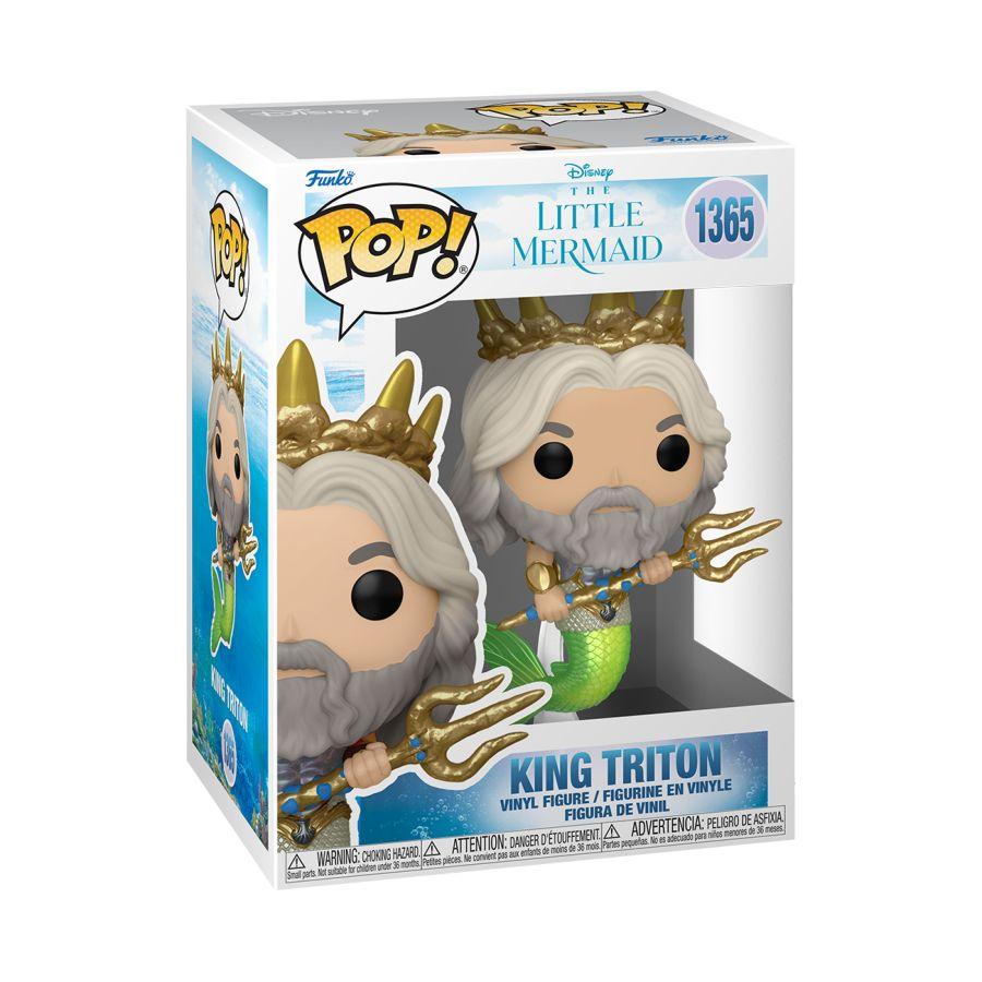 FUN70735 Little Mermaid (2023) - King Triton Pop! Vinyl - Funko - Titan Pop Culture