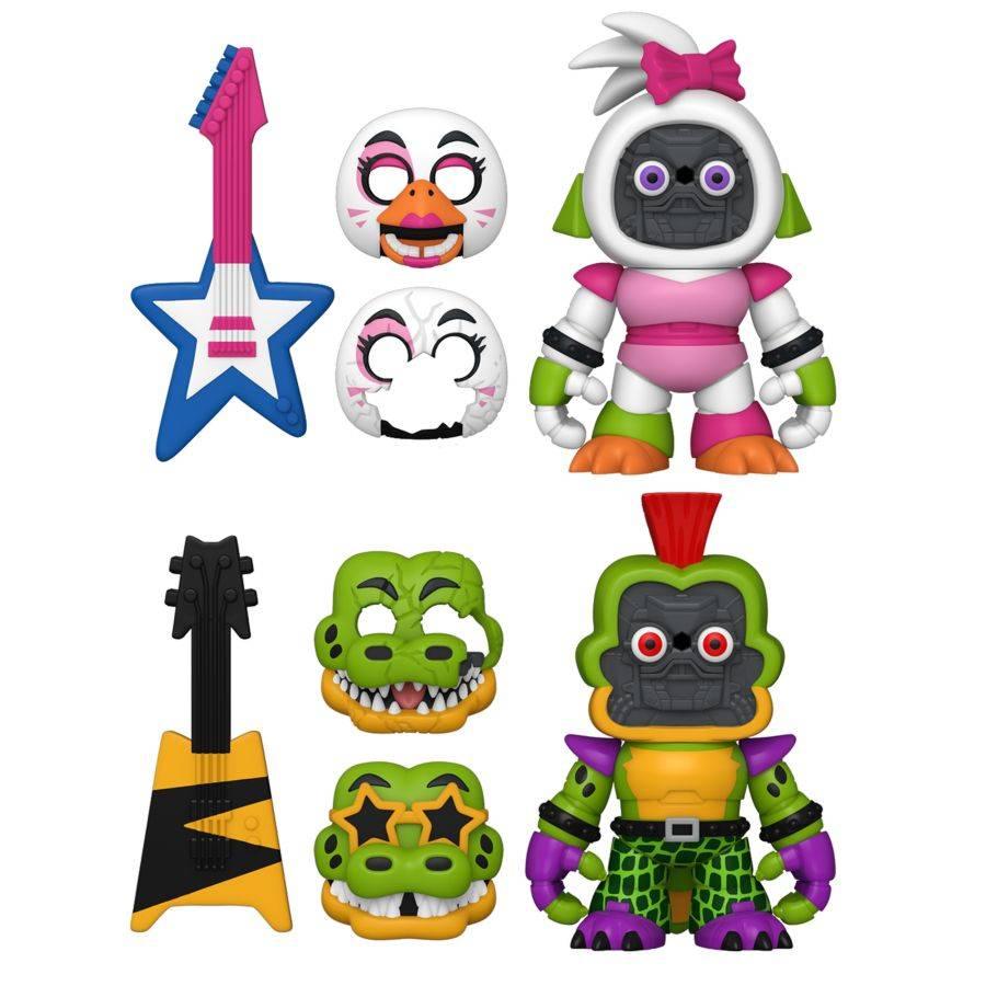 FUN70818 Five Nights at Freddy's: Security Breach - Glamrock Chica & Montgomery Gator Snap Figure 2-Pack - Funko - Titan Pop Culture