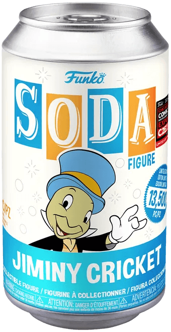 FUN70870 Pinocchio - Jiminy Cricket Vinyl C2E2 2024 US Exclusive SODA (with chase) [RS] - Funko - Titan Pop Culture