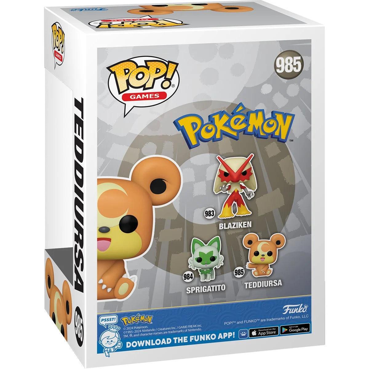 FUN70935 Pokemon - Teddiursa Pop! Vinyl [RS] - Funko - Titan Pop Culture