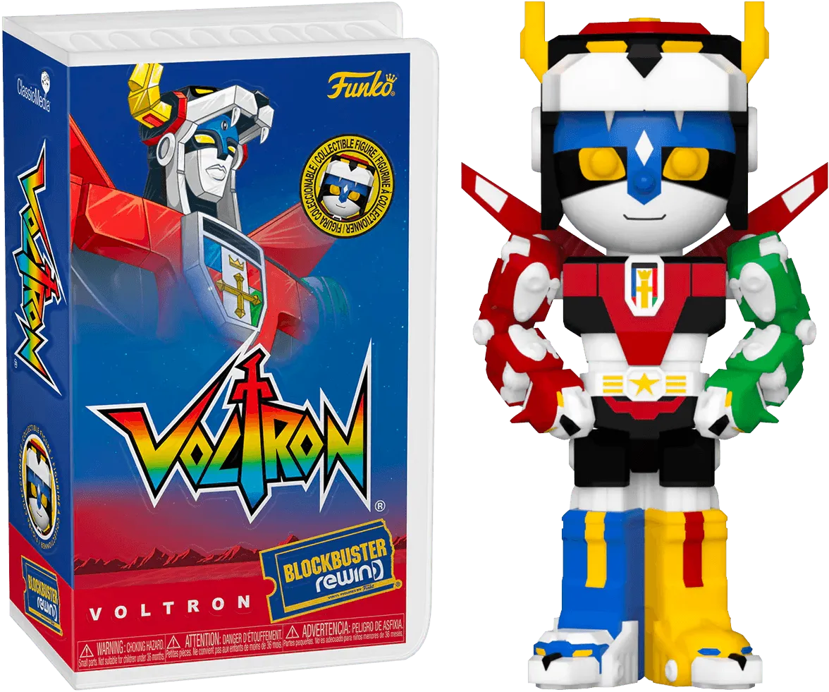 FUN71011 Voltron (1984) - Voltron (with chase) Rewind Figure - Funko - Titan Pop Culture