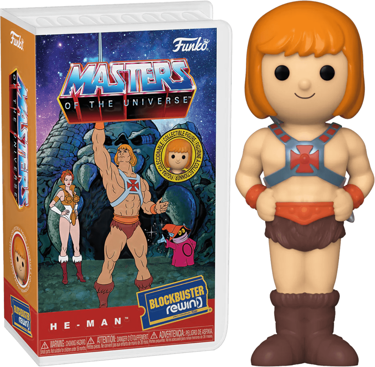 FUN71014 Masters of the Universe - He-Man (with chase) Rewind Vinyl Figure - Funko - Titan Pop Culture