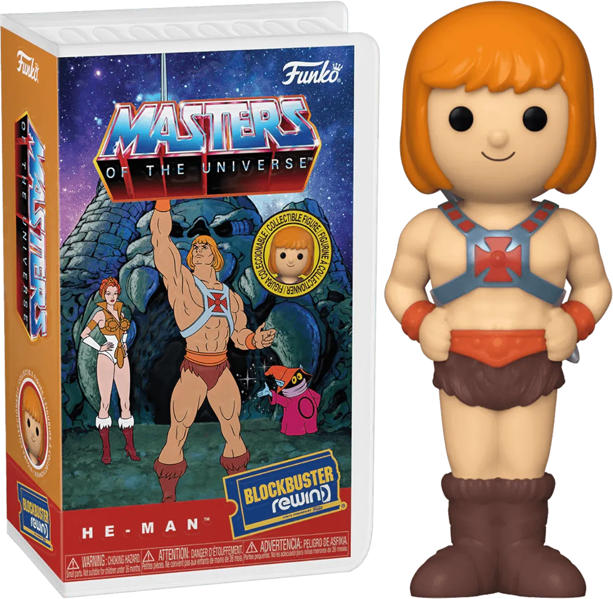 FUN71014 Masters of the Universe - He-Man (with chase) Rewind Vinyl Figure - Funko - Titan Pop Culture