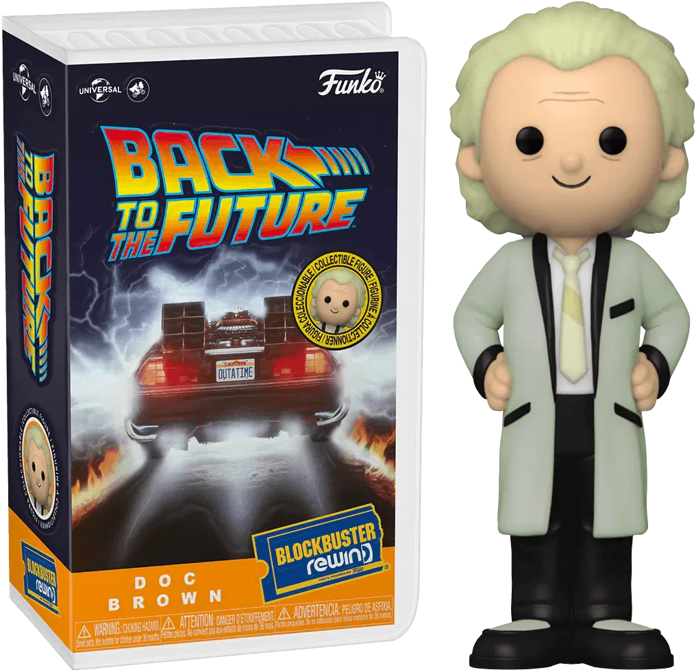 FUN71018 Back to the Future - Doc Brown (with chase) Rewind Figure - Funko - Titan Pop Culture