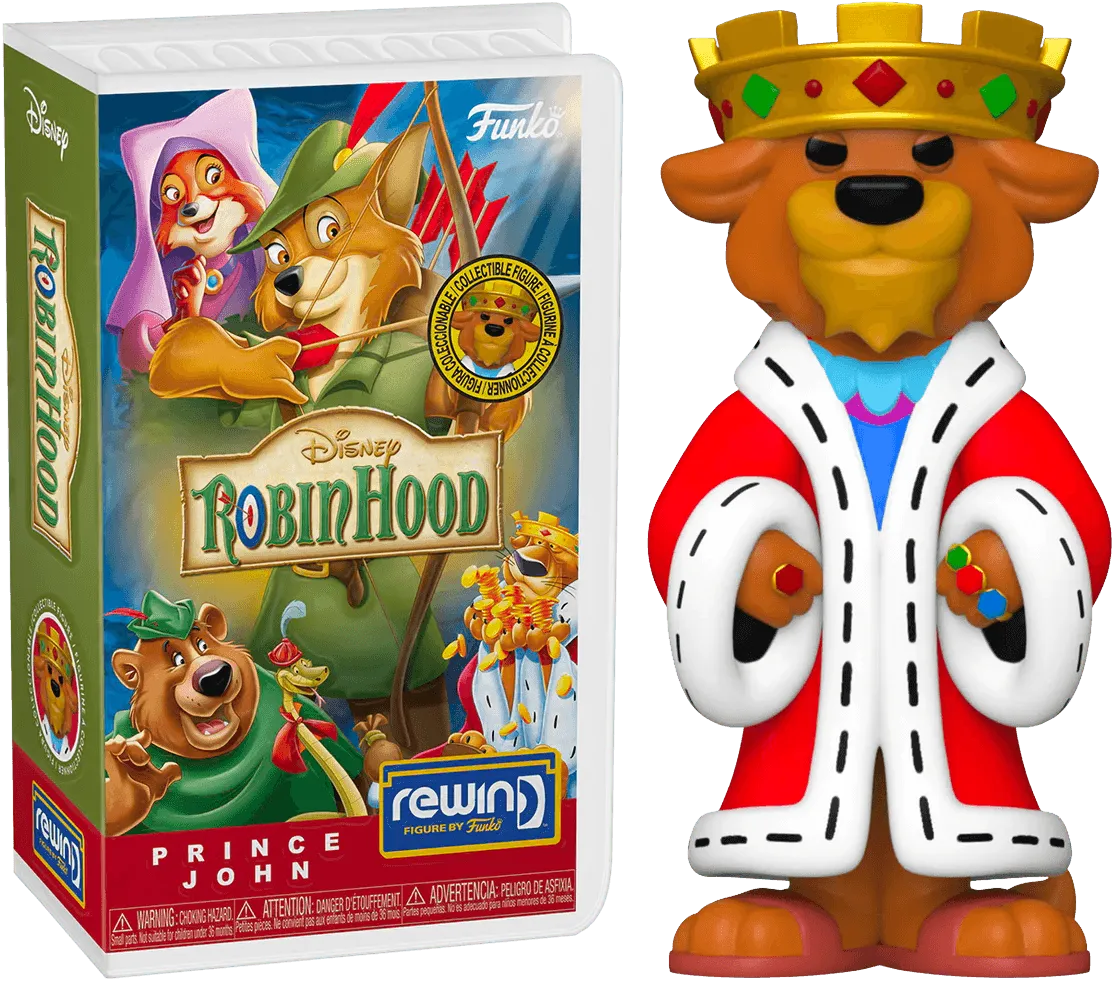 FUN71022 Robin Hood (1973) - King Richard (with chase) Rewind Figure - Funko - Titan Pop Culture