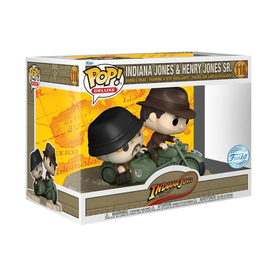 FUN71051 Indiana Jones and the Last Crusade - Indiana & Henry Jones Sr US Exclusive Pop! Ride [RS] - Funko - Titan Pop Culture