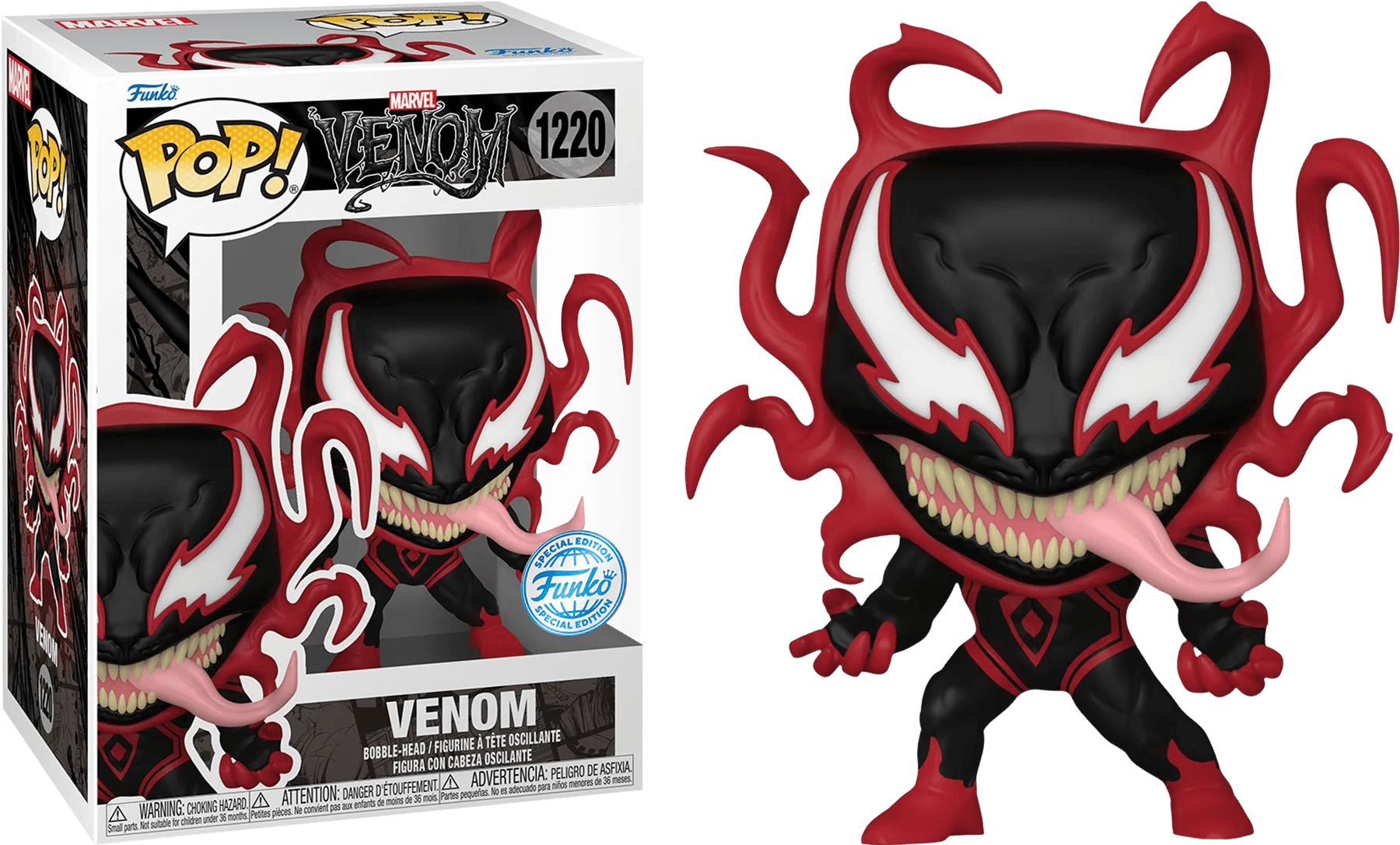 FUN71057 Marvel Comics - Venom Carnage Miles Morales Pop! Vinyl - Funko - Titan Pop Culture