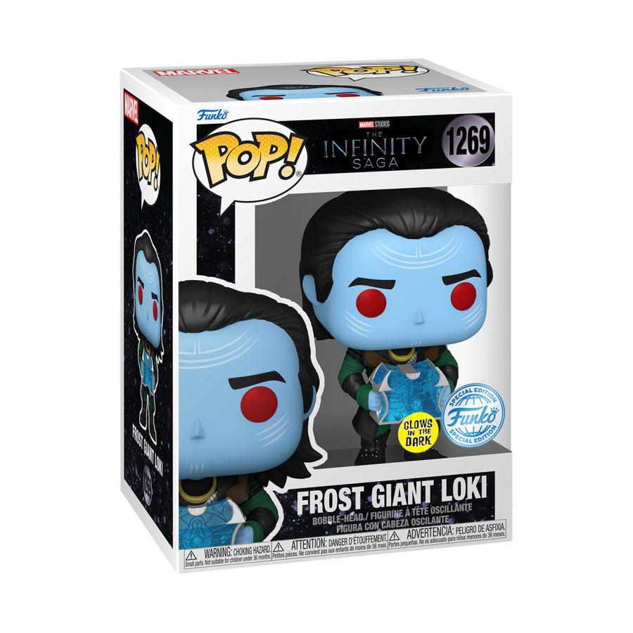 FUN71063 Thor - Frost Giant Loki US Exclusive Glow Pop! Vinyl [RS] - Funko - Titan Pop Culture