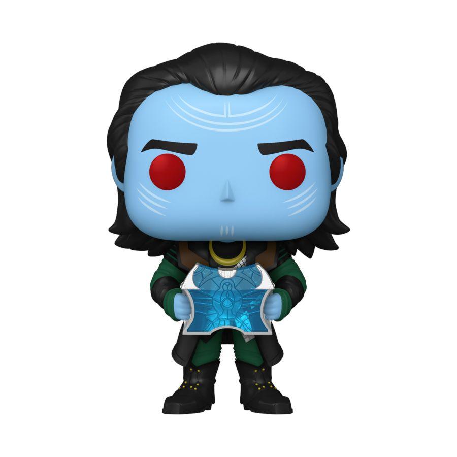 Funko POP! Marvel: Avengers - Loki With Scepter (Metallic & GITD) Exclusive