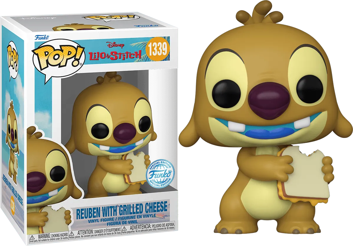 FUN71120 Lilo & Stitch - Reuben with Grilled Cheese US Exclusive Pop! Vinyl [RS] - Funko TBA - Titan Pop Culture