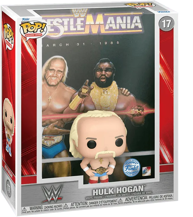 FUN71141 WWE - Hulk Hogan Wrestlemania Pop! Vinyl Cover - Funko - Titan Pop Culture