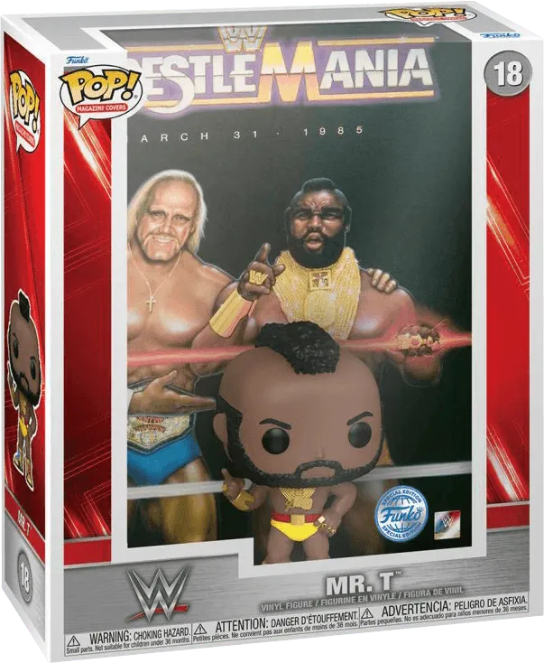 FUN71142 WWE - Mr. T Wrestlemania Pop! Vinyl Cover - Funko - Titan Pop Culture