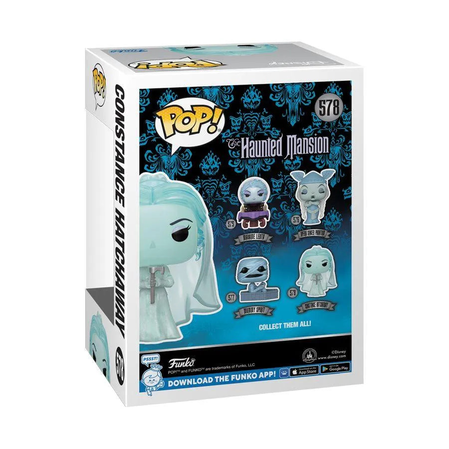 FUN71150 Haunted Mansion - The Bride US Exclusive Glow Pop! Vinyl [RS] - Funko - Titan Pop Culture