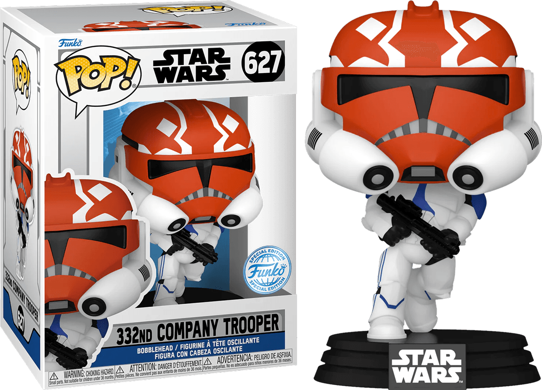 FUN71252 Star Wars: Clone Wars - 332 Company Trooper Pop! Vinyl [RS] - Funko - Titan Pop Culture