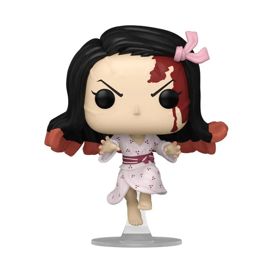 FUN71279 Demon Slayer - Nezuko Leaping US Exclusive Pop! Vinyl [RS] - Funko - Titan Pop Culture