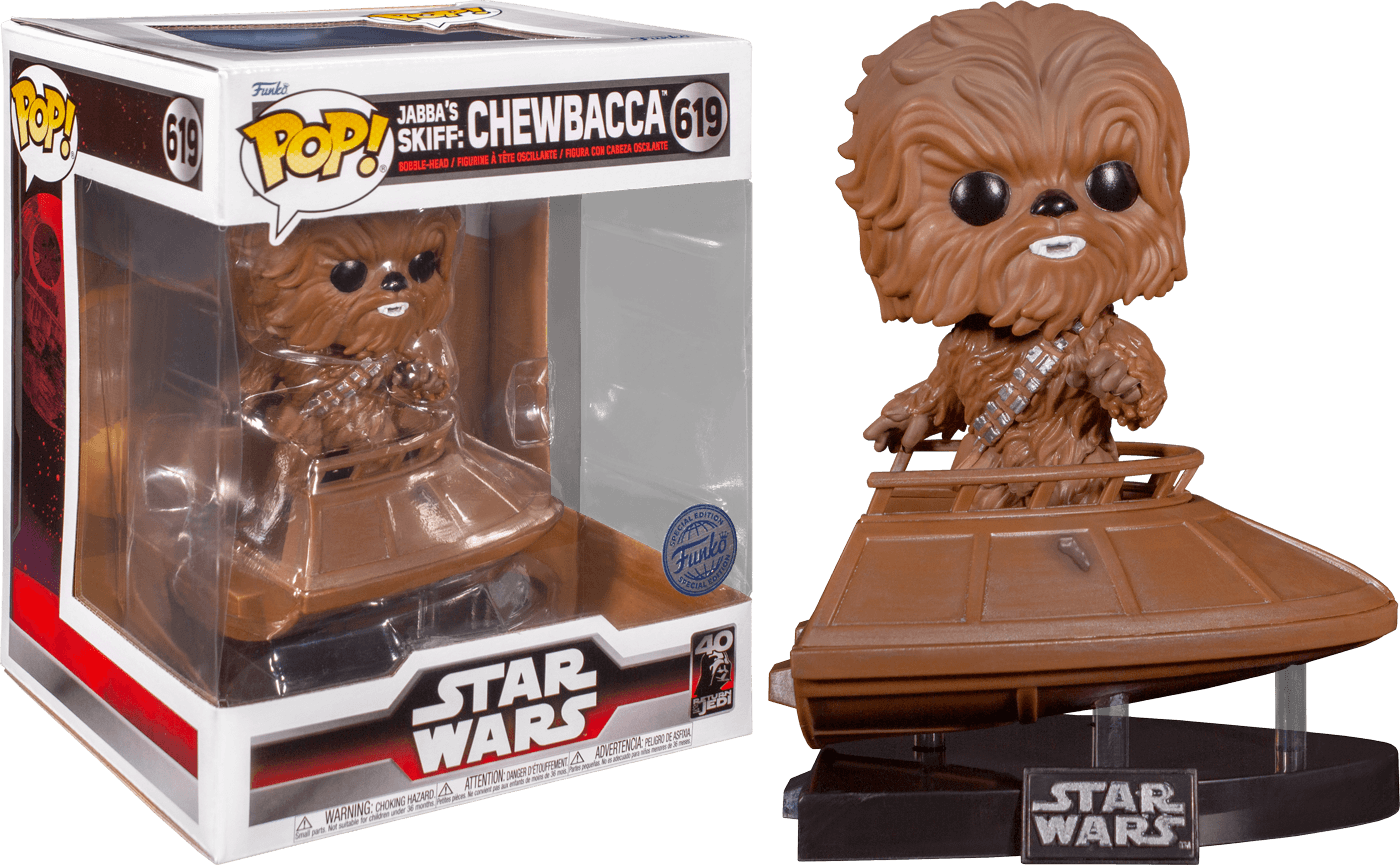 FUN71282 Star Wars: Return of the Jedi - Chewbacca Build-A-Scene US Exclusive Pop! Deluxe [RS] - Funko - Titan Pop Culture