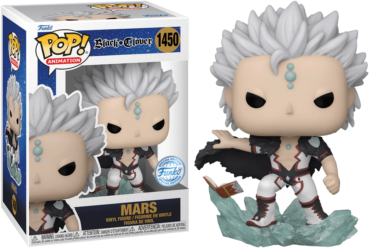 FUN71289 Black Clover - Mars with Book US Exclusive Pop! Vinyl [RS] - Funko - Titan Pop Culture