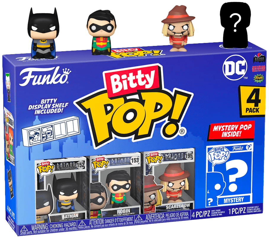 FUN71311 DC Comics - Batman Bitty Pop! 4-Pack - Funko TBA - Titan Pop Culture