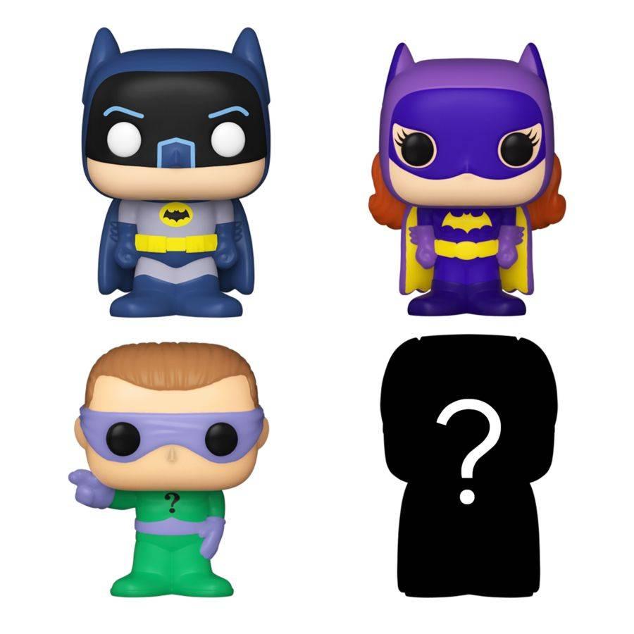 FUN71314 DC Comics - Batman 1966 Bitty Pop! 4-Pack - Funko TBA - Titan Pop Culture