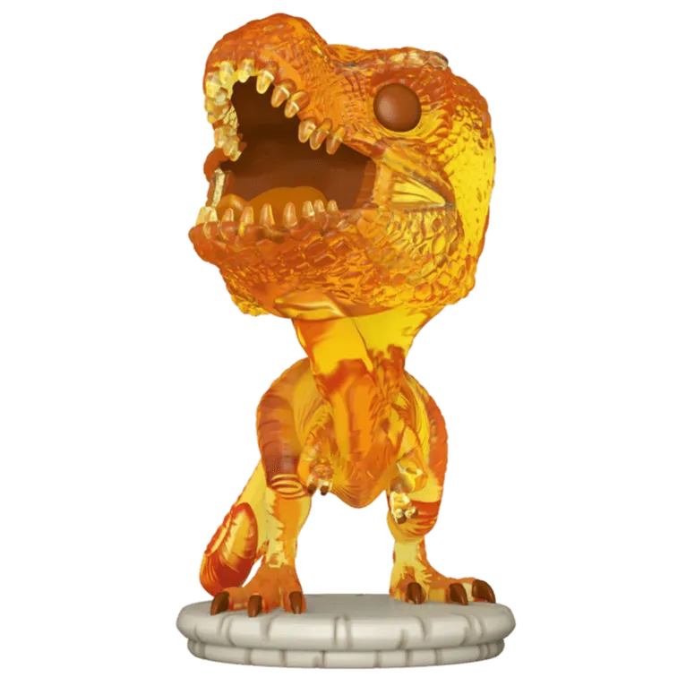 FUN71340 Jurassic Park - Tyrannosaurus Rex (Amber) US Exclusive Translucent Pop! Vinyl [RS] - Funko - Titan Pop Culture