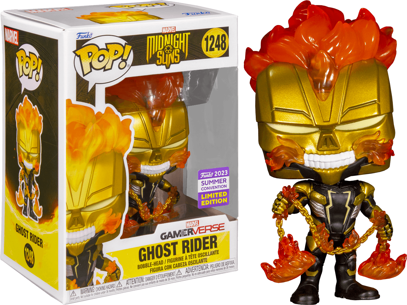 FUN71432 Marvel Comics - Midnight Suns Ghost Rider SDCC 2023 US Exclusive Pop! Vinyl [RS] - Funko - Titan Pop Culture