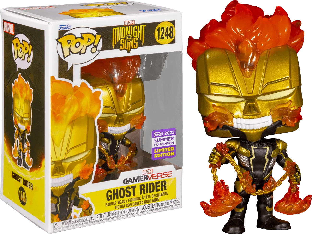 FUN71432 Marvel Comics - Midnight Suns Ghost Rider SDCC 2023 US Exclusive Pop! Vinyl [RS] - Funko - Titan Pop Culture