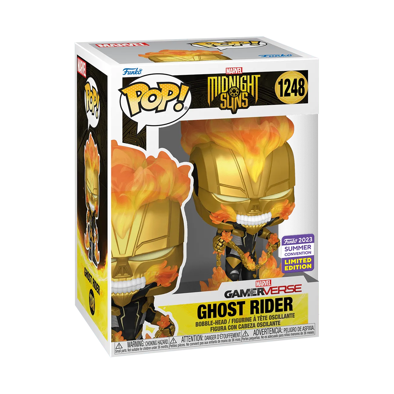 FUN71432 Marvel Comics - Midnight Suns Ghost Rider SDCC 2023 US Exclusive Pop! Vinyl [RS] - Funko - Titan Pop Culture