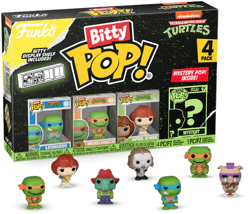 FUN71507 Teenage Mutant Ninja Turtles - Leonardo Bitty Pop! 4-Pack - Funko TBA - Titan Pop Culture