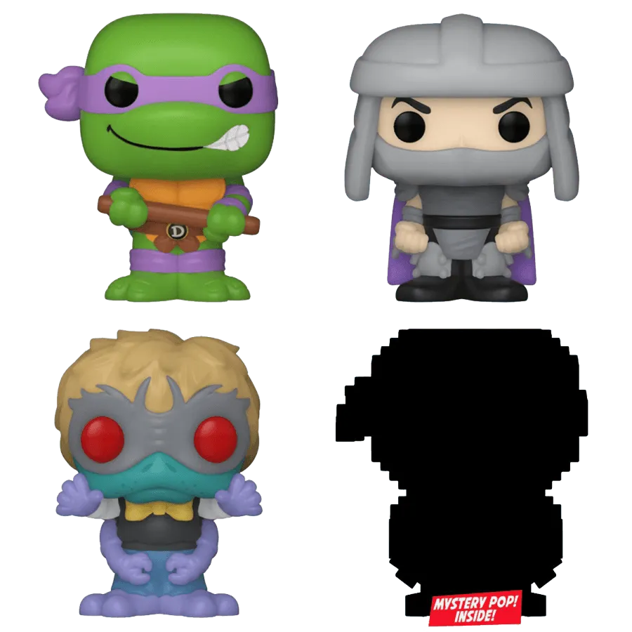 FUN71508 Teenage Mutant Ninja Turtles - Donatello Bitty Pop! 4-Pack - Funko TBA - Titan Pop Culture