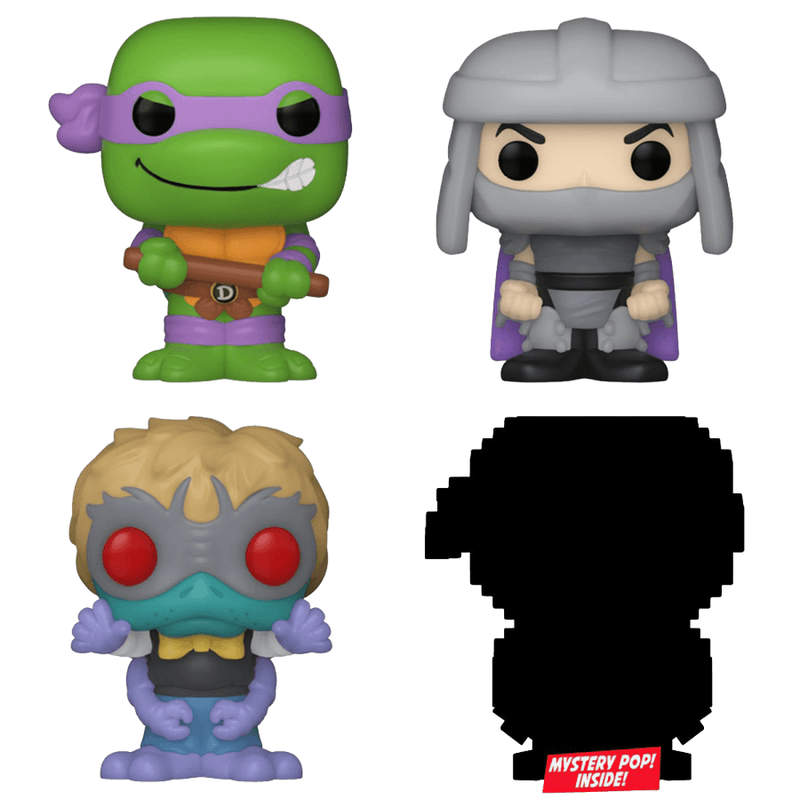 FUN71508 Teenage Mutant Ninja Turtles - Donatello Bitty Pop! 4-Pack - Funko TBA - Titan Pop Culture