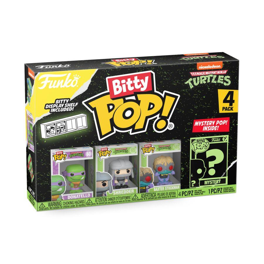 FUN71508 Teenage Mutant Ninja Turtles - Donatello Bitty Pop! 4-Pack - Funko TBA - Titan Pop Culture