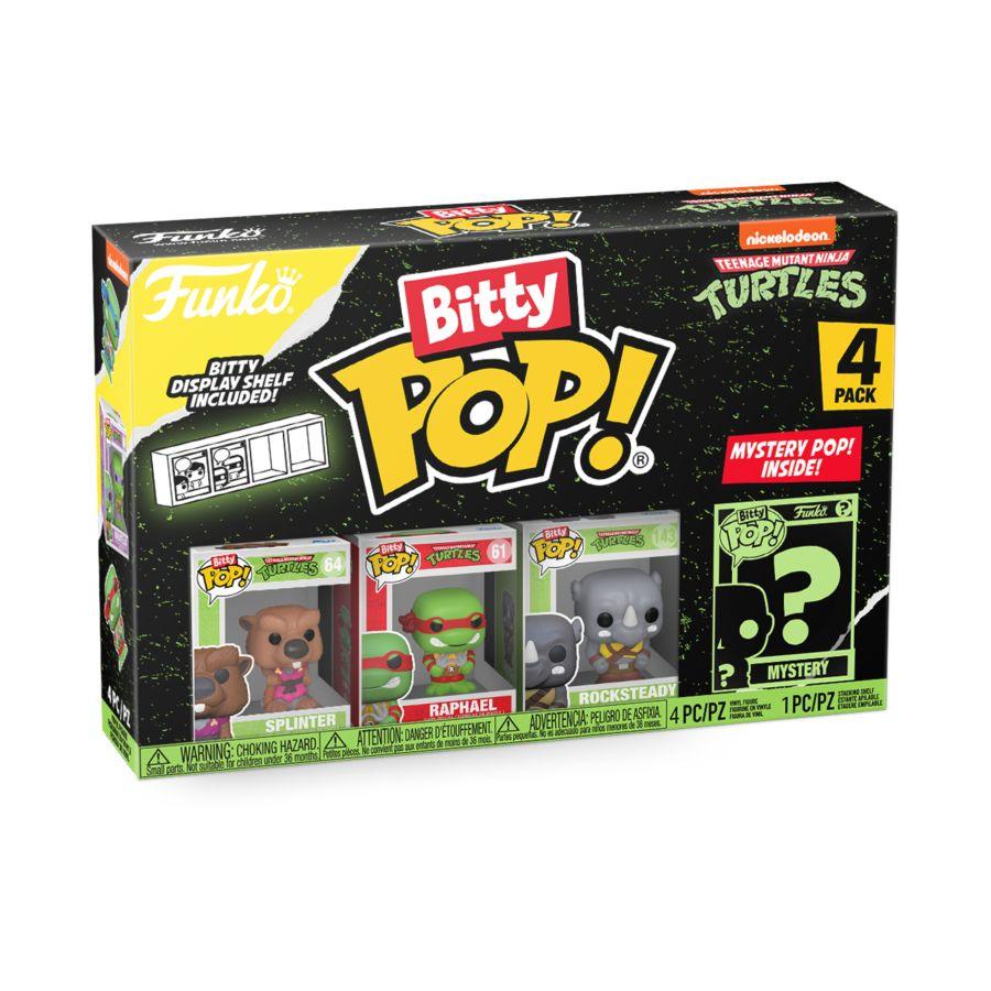 FUN71509 Teenage Mutant Ninja Turtles - Splinter Bitty Pop! 4-Pack - Funko TBA - Titan Pop Culture