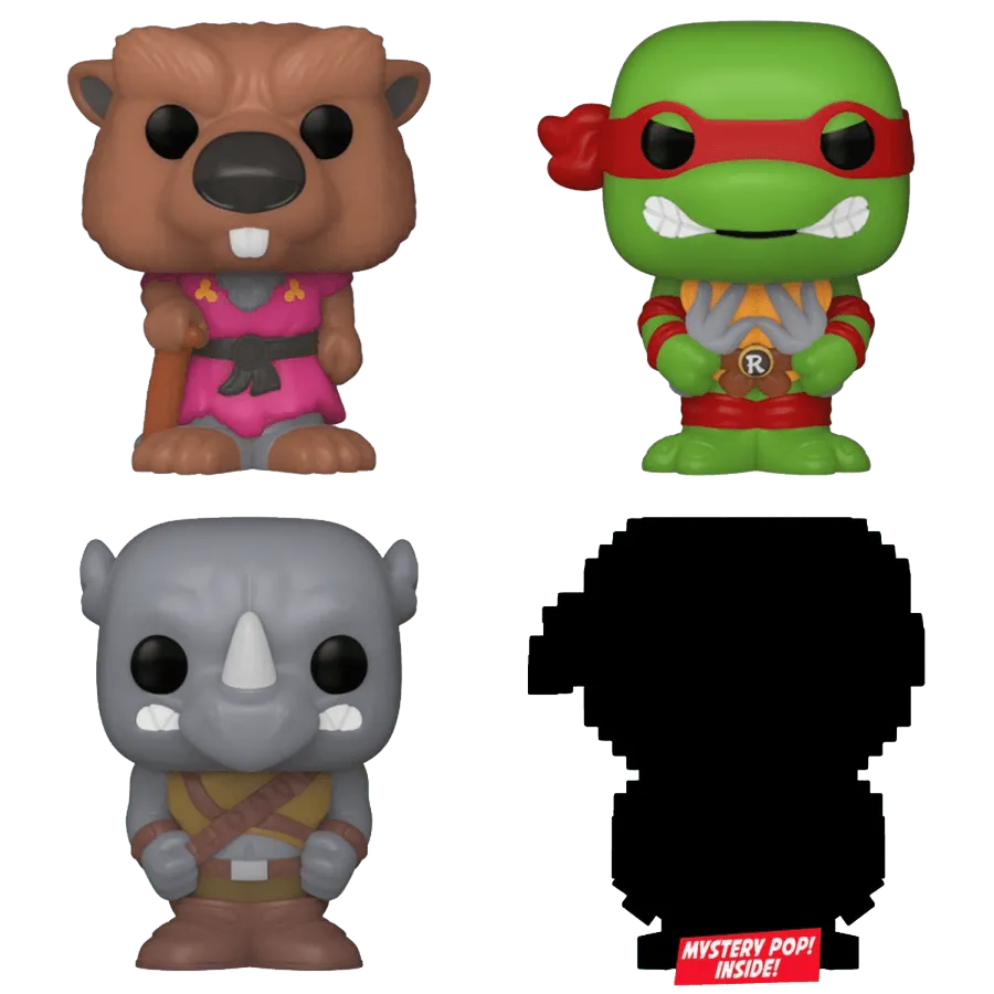 FUN71509 Teenage Mutant Ninja Turtles - Splinter Bitty Pop! 4-Pack - Funko TBA - Titan Pop Culture