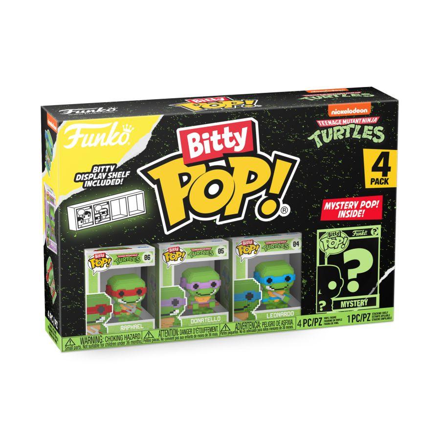 FUN71510 Teenage Mutant Ninja Turtles - 8-Bit Bitty Pop! 4-Pack - Funko TBA - Titan Pop Culture