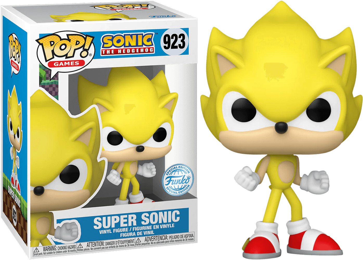 FUN71532 Sonic - Super Sonic US Exclusive Pop! Vinyl [RS] - Funko - Titan Pop Culture