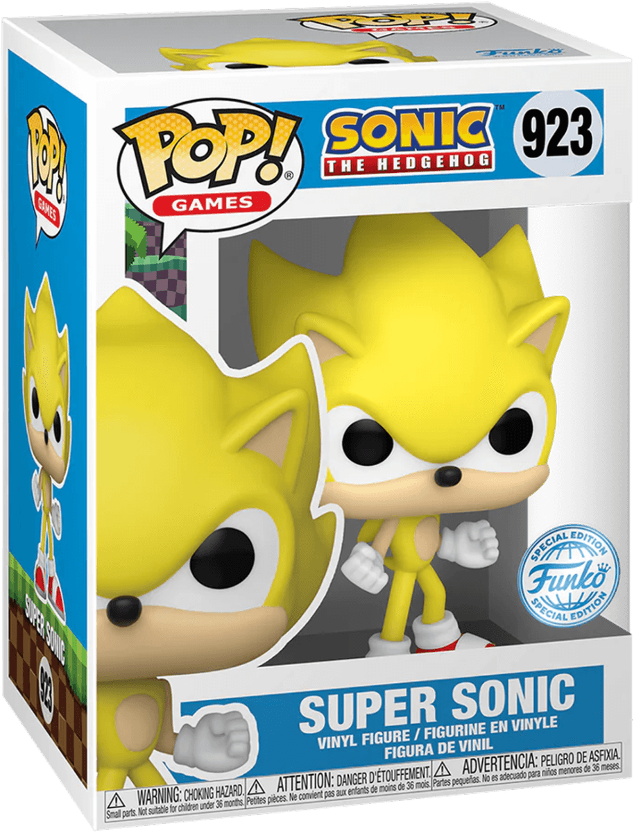 FUN71532 Sonic - Super Sonic US Exclusive Pop! Vinyl [RS] - Funko - Titan Pop Culture