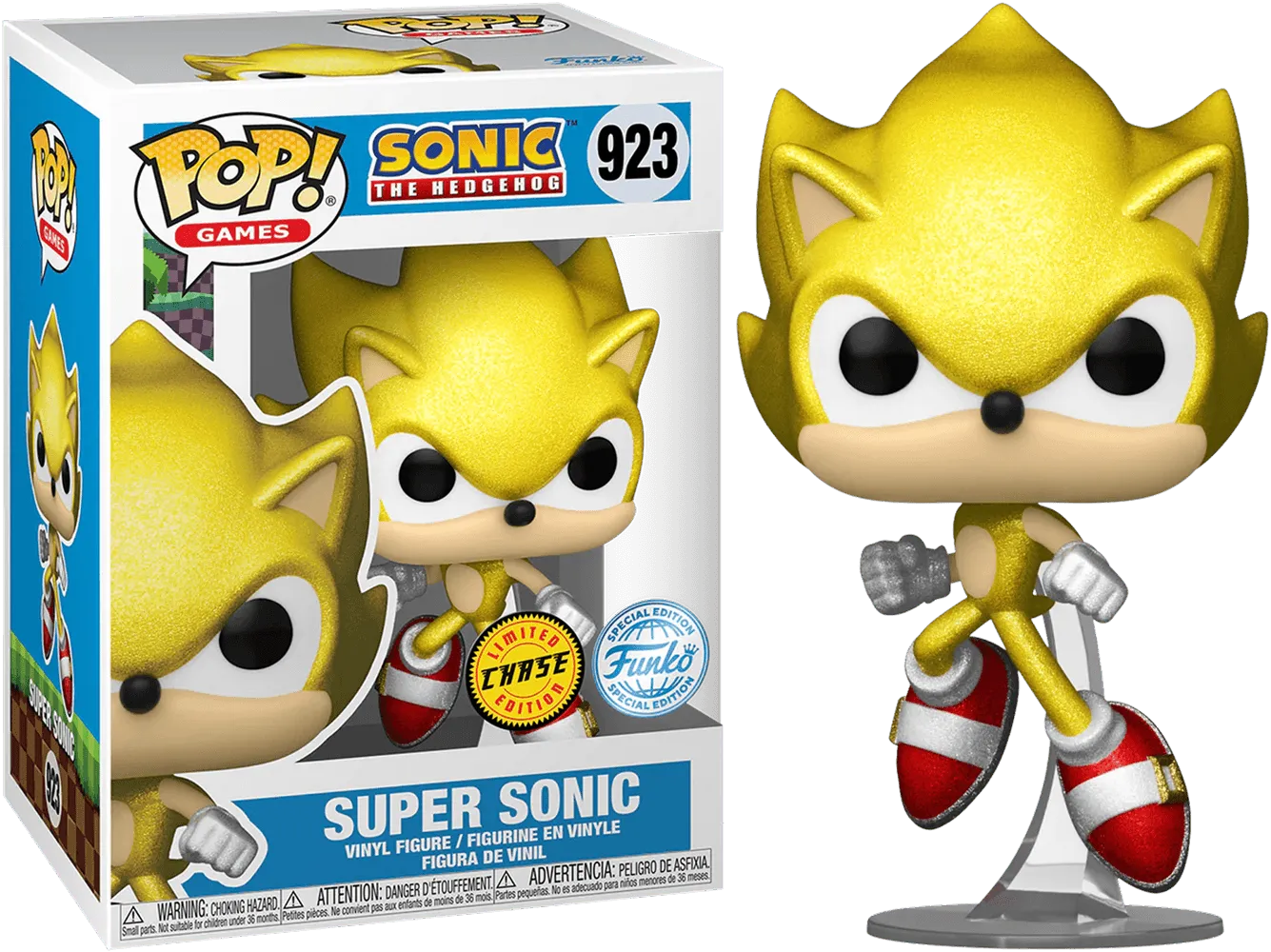 FUN71532 Sonic - Super Sonic US Exclusive Pop! Vinyl [RS] - Funko - Titan Pop Culture