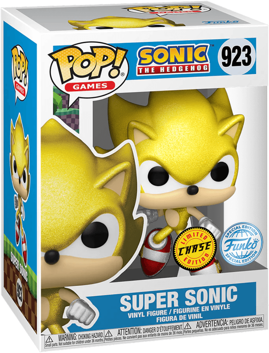 FUN71532 Sonic - Super Sonic US Exclusive Pop! Vinyl [RS] - Funko - Titan Pop Culture