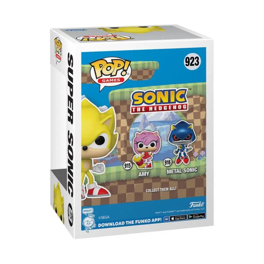 FUN71532 Sonic - Super Sonic US Exclusive Pop! Vinyl [RS] - Funko - Titan Pop Culture