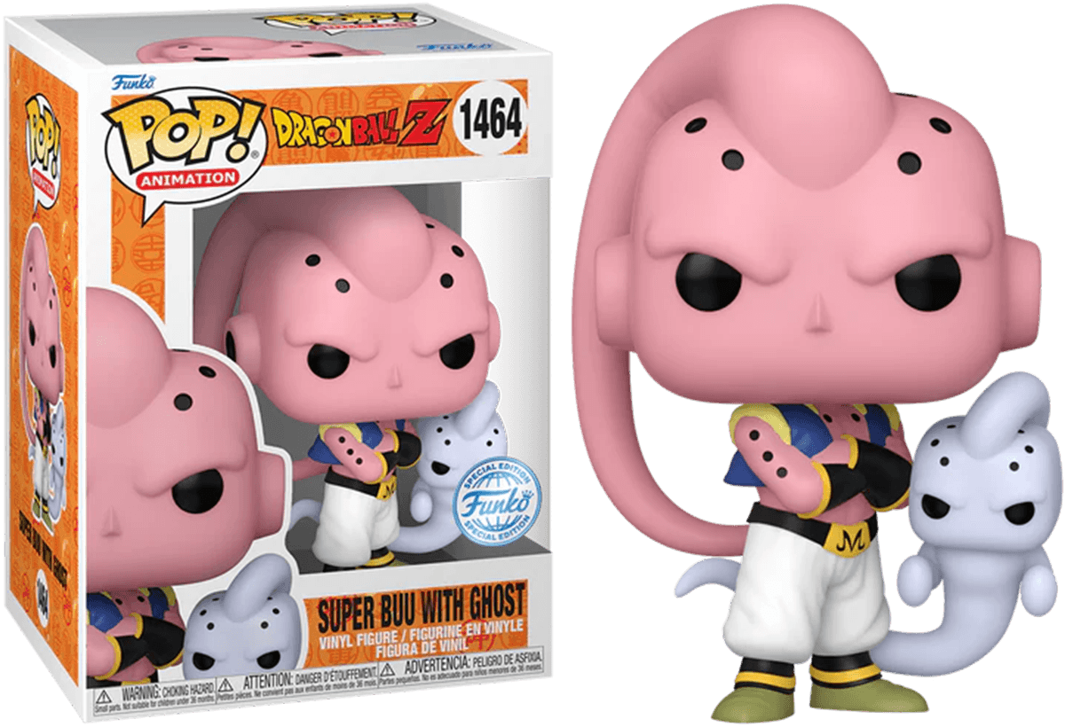 FUN71556 Dragon Ball Z - Super Buu with Ghost US Exclusive Pop! Vinyl [RS] - Funko - Titan Pop Culture