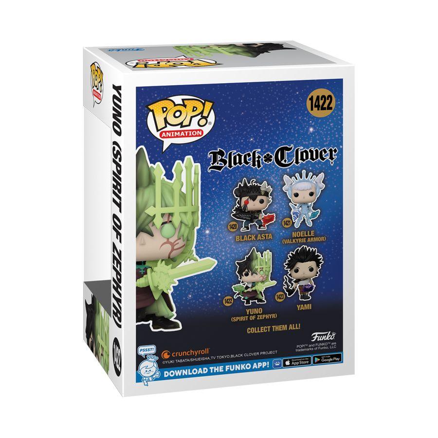 FUN71558 Black Clover - Yuno (Spirit of Zephyr) US Exclusive Glow Pop! Vinyl [RS] - Funko - Titan Pop Culture