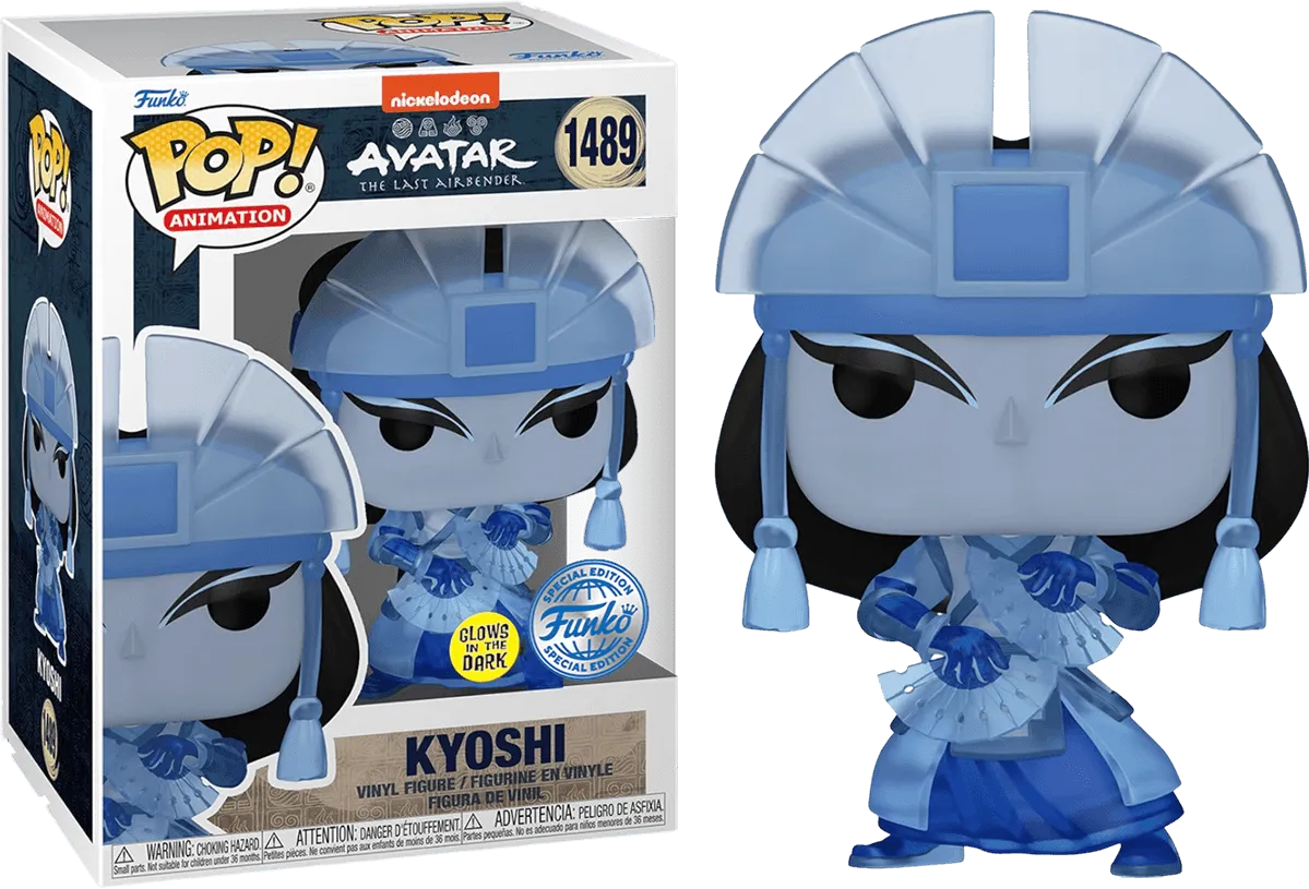 FUN71563 Avatar the Last Airbender - Kyoshi (Spirit) US Exclusive Glow Pop! Vinyl [RS] - Funko - Titan Pop Culture