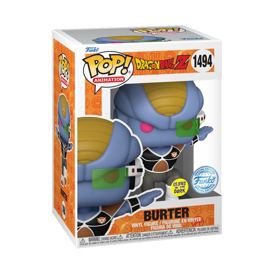 FUN71564 Dragon Ball Z - Burter US Exclusive Glow Pop! Vinyl [RS] - Funko - Titan Pop Culture