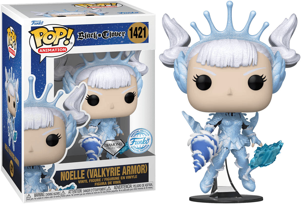 FUN71632 Black Clover - Noelle in Valkyrie Armor US Exclusive Diamond Glitter Pop! Vinyl [RS] - Funko - Titan Pop Culture