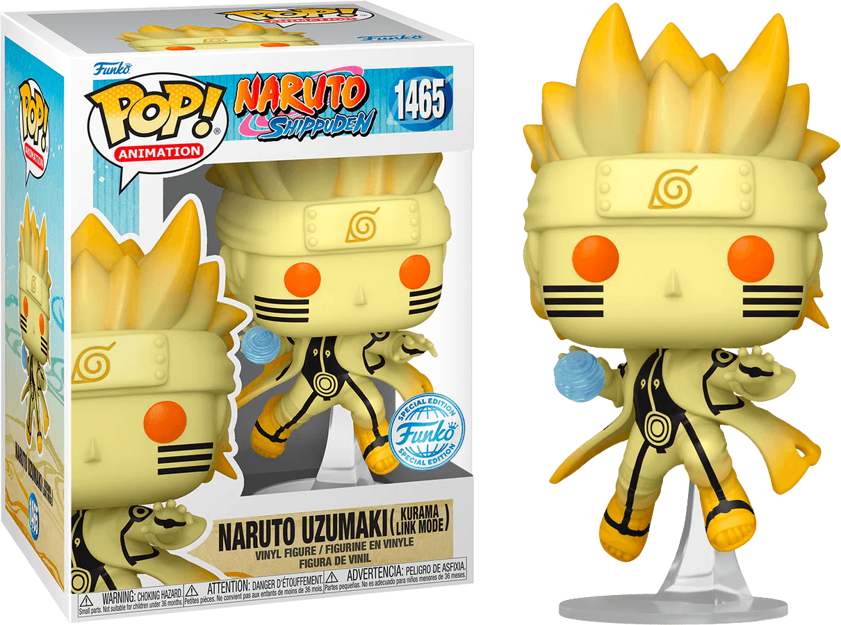 FUN71633 Naruto - Naruto Uzumaki (Kurama Link Mode) US Exclusive Pop! Vinyl [RS] - Funko - Titan Pop Culture