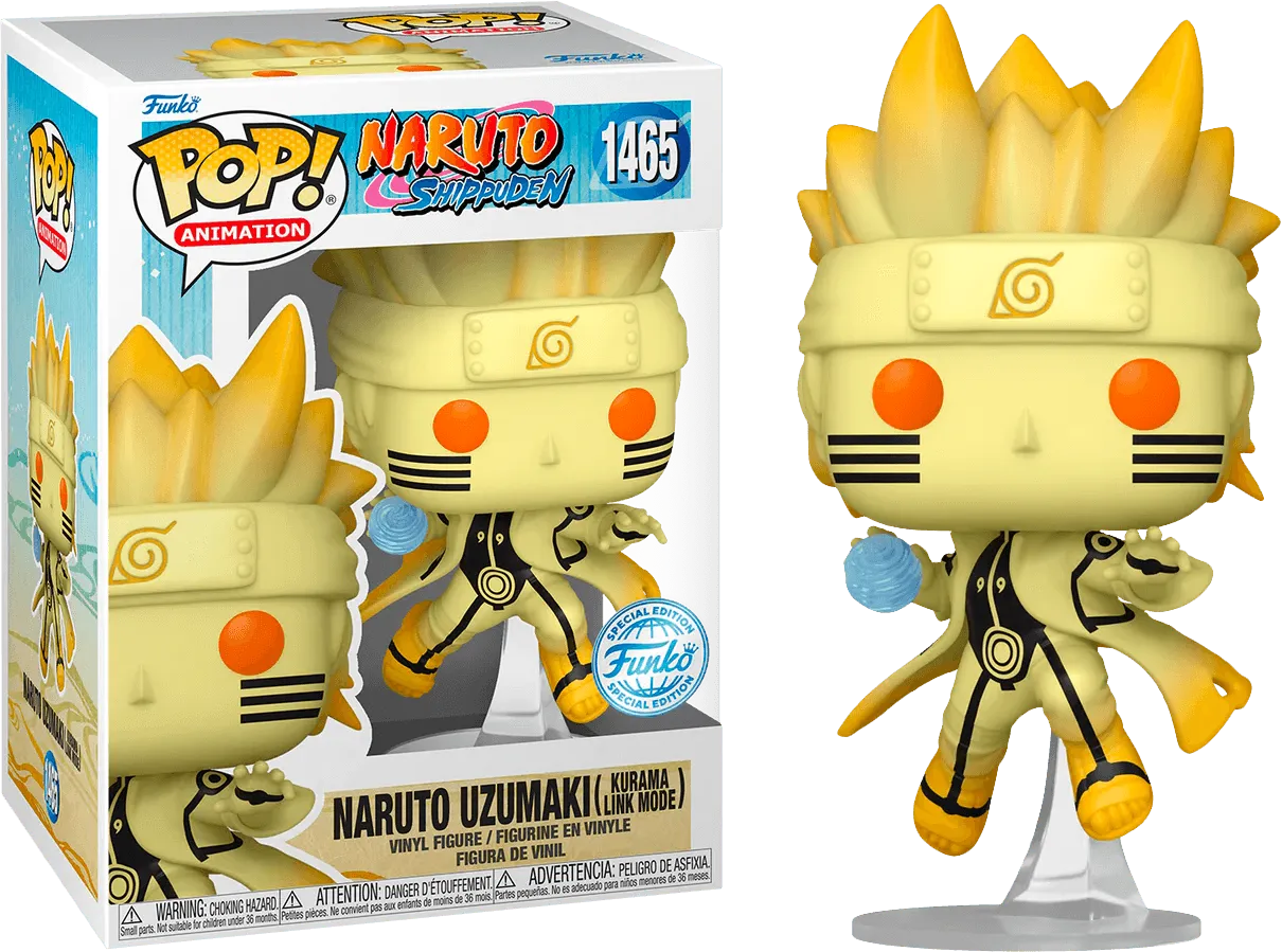 FUN71633 Naruto - Naruto Uzumaki (Kurama Link Mode) US Exclusive Pop! Vinyl [RS] - Funko - Titan Pop Culture