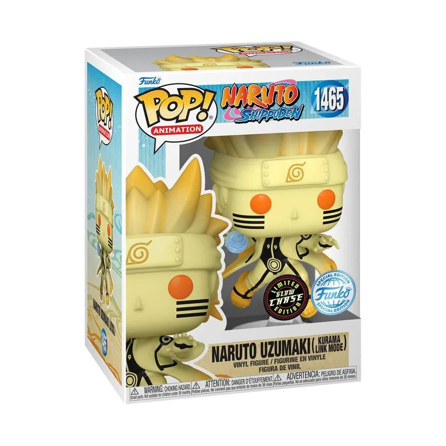 FUN71633CASE Naruto - Naruto Uzumaki (Kurama Link Mode) US Exclusive Pop! Vinyl - Chase Case [RS] - Funko - Titan Pop Culture